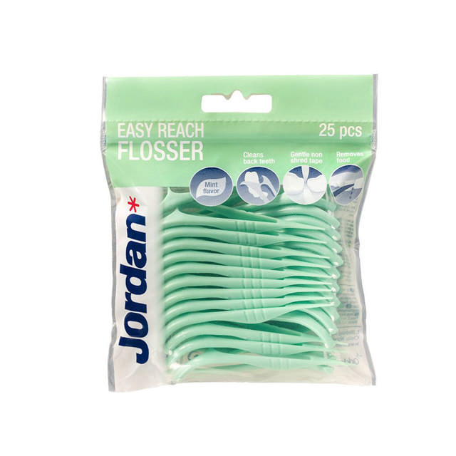 Jordan Easy Reach flosser, 25 stk