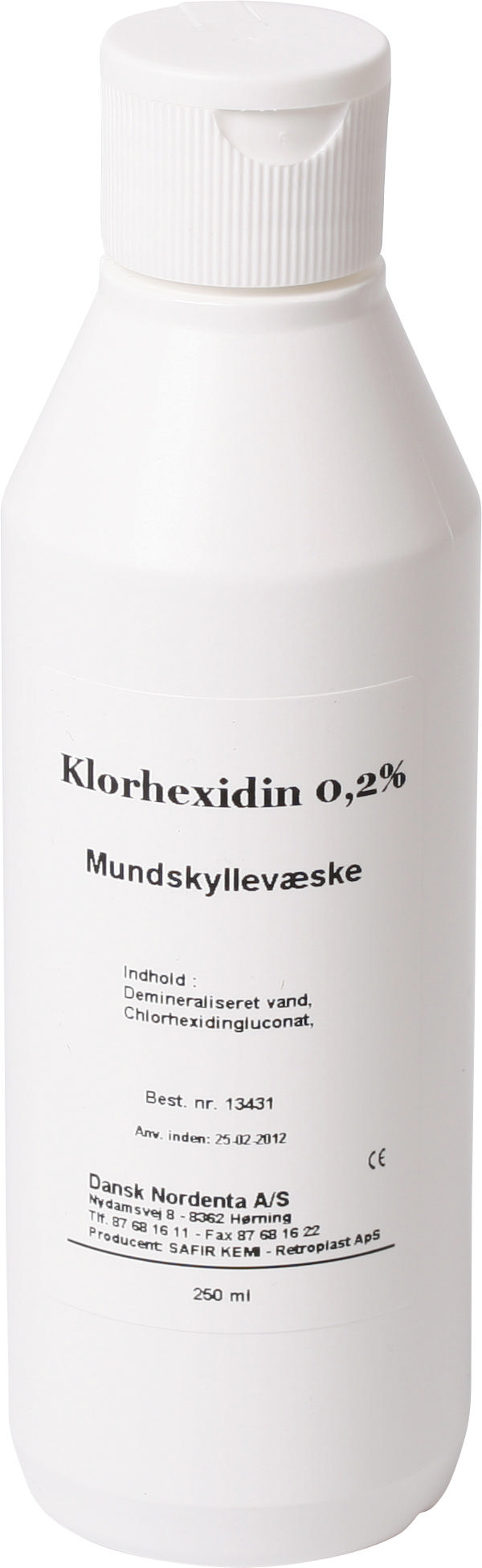 Nordenta klorhexidin 0,2%, 15 x 250 ml