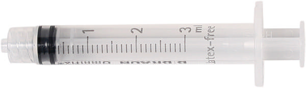 Omnifix Luer-lock sprøjter 3 ml, 100 stk.