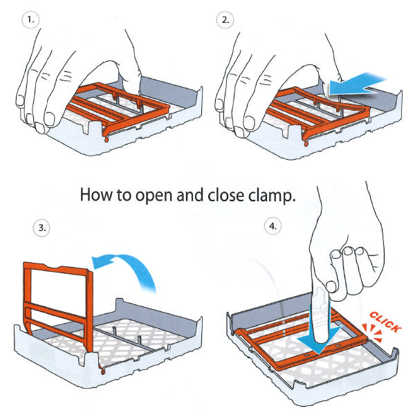 Practipal bøjle til ½ bakke, grøn