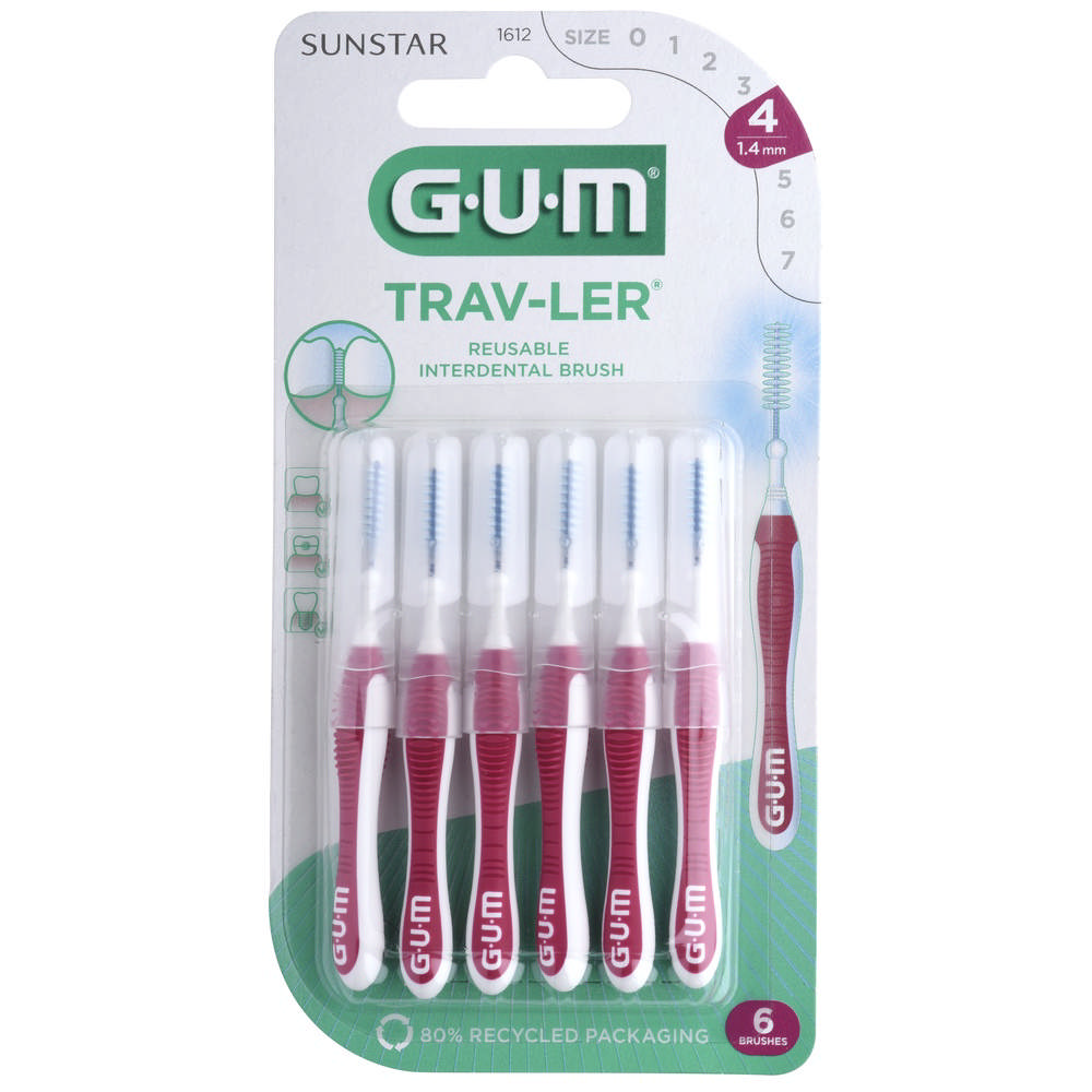 Gum Trav-ler nr.1612, pink, 6 stk.