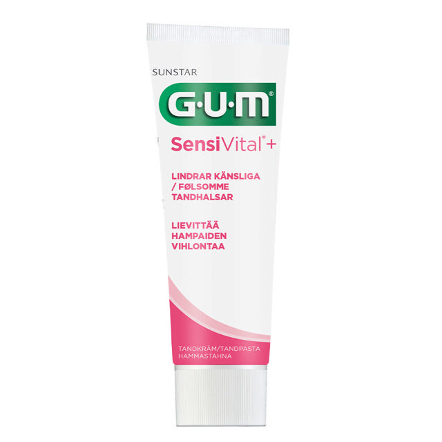 GUM SensiVital tandpasta, 6 x 75 ml