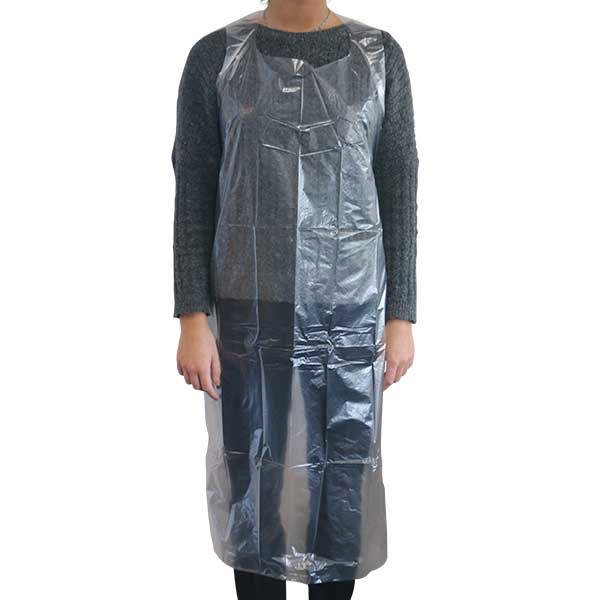 Poly-Line engangsforklæder, transparent, 50 stk.