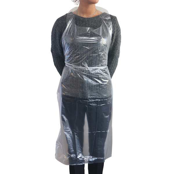 Poly-Line engangsforklæder, transparent, 50 stk.