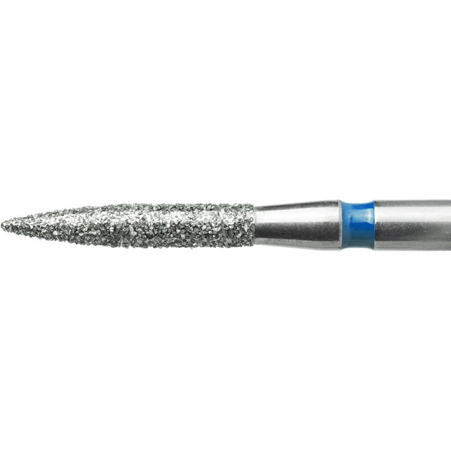 Edelingh diamant flamme RA 249/016 M, blå, 5 stk.