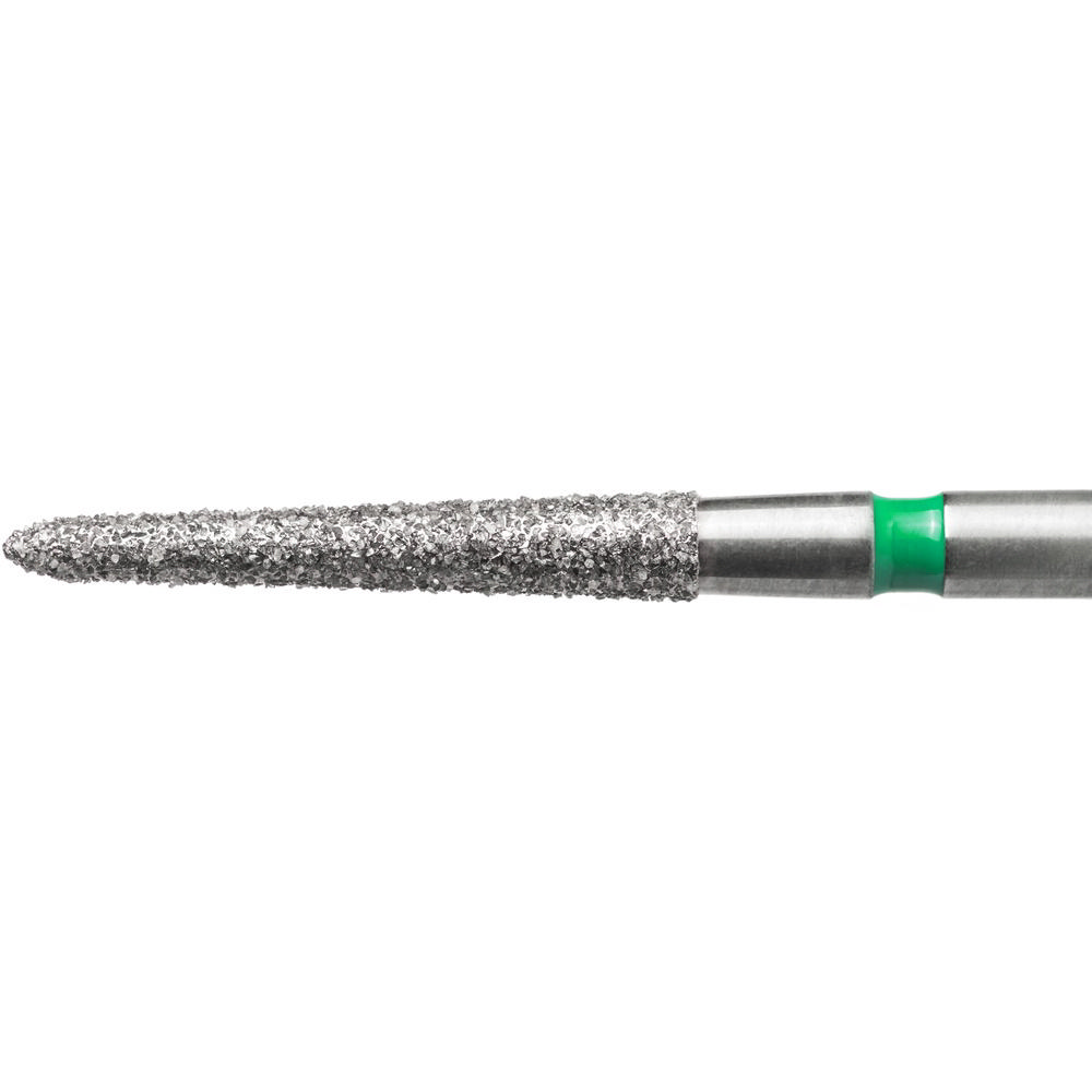 Edelingh diamant torpedo konisk FG 299/012 C, grøn, 5 stk.