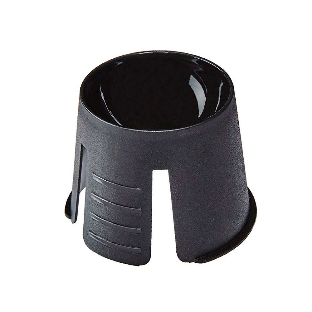 Simplee dappenbægre m. glat kant, sort, 1000 stk.