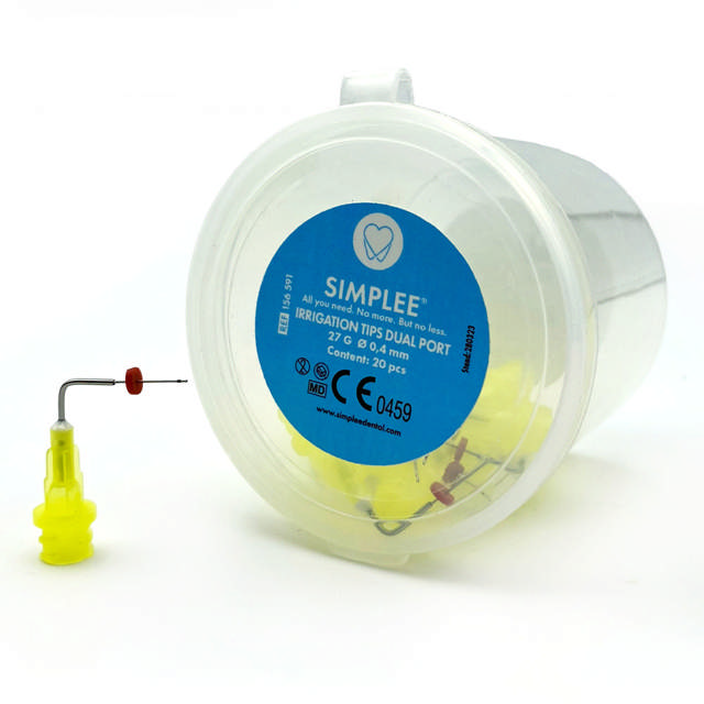 Simplee skyllekanyler m. db. sideskyl 27G, 20 stk.