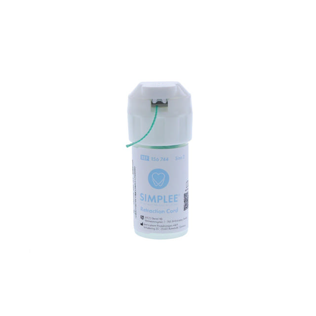 Simplee pochetråd nr. 2, Grøn 275 cm.