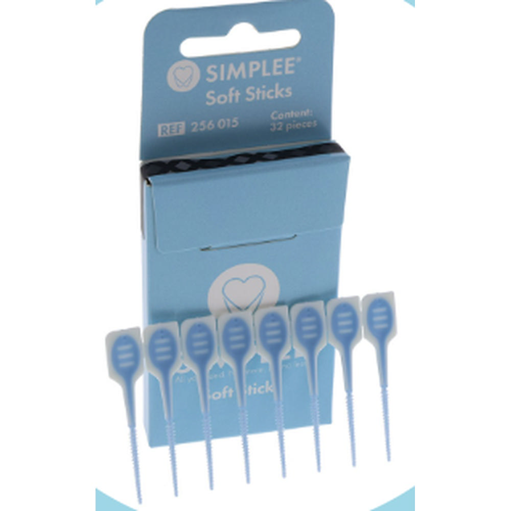 Simplee Soft Sticks interdental-sticks, 32 stk.