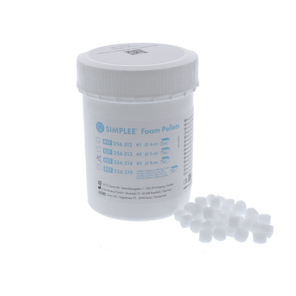 Simplee skumpellets 8 mm, str. 3, 500 stk.