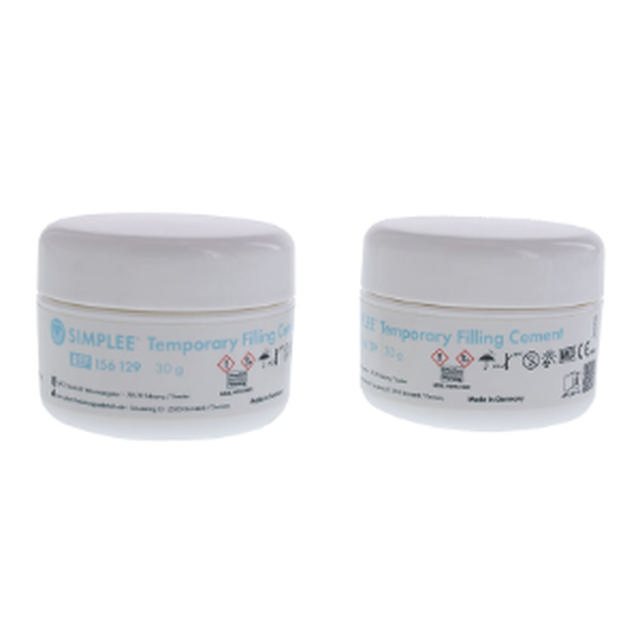 Simplee Temporary filling cement, 2 x 30 g.