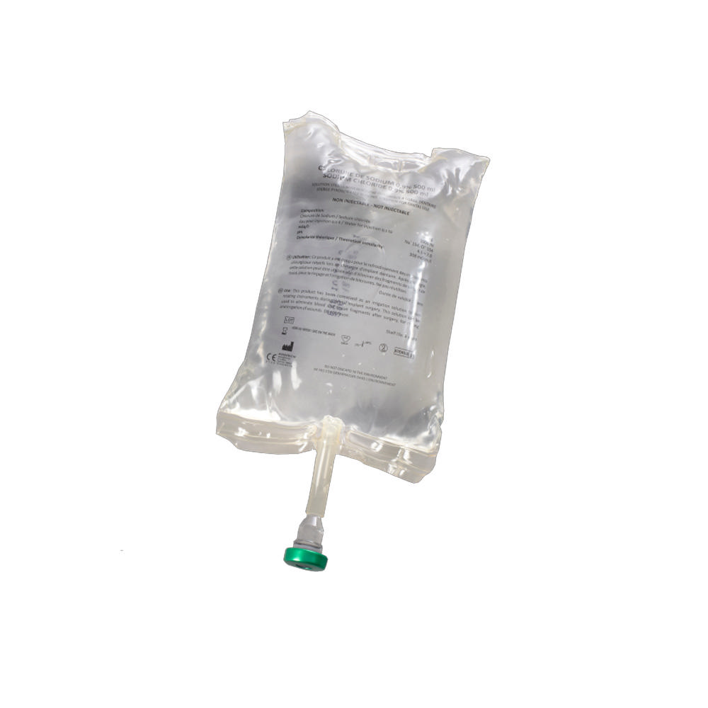 Hygitech natriumklorid 0,9% i pose, sterilt, 1 x 500 ml