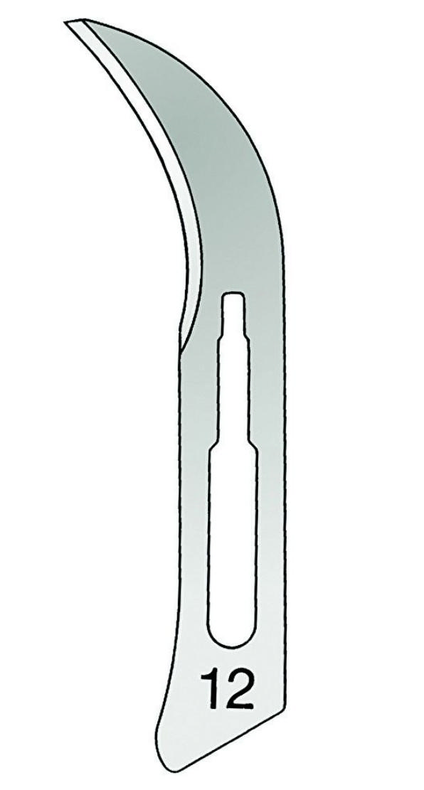 GIMA skalpelblade sterile nr. 12, 100 stk.