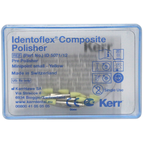 Identoflex polerere ID 5071, gul, standard 12 stk