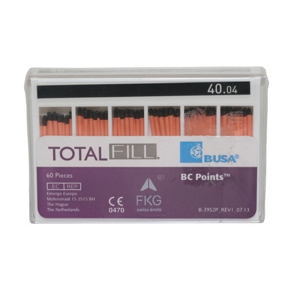 FKG TotalFill BC Points guttapercha 40 .04, 60 stk.