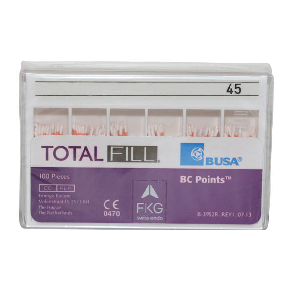 FKG TotalFill BC Points guttapercha 45 .02, 100 stk.