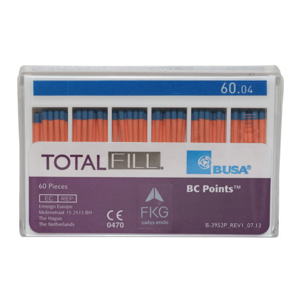 FKG TotalFill BC Points guttapercha 60 .04, 60 stk.