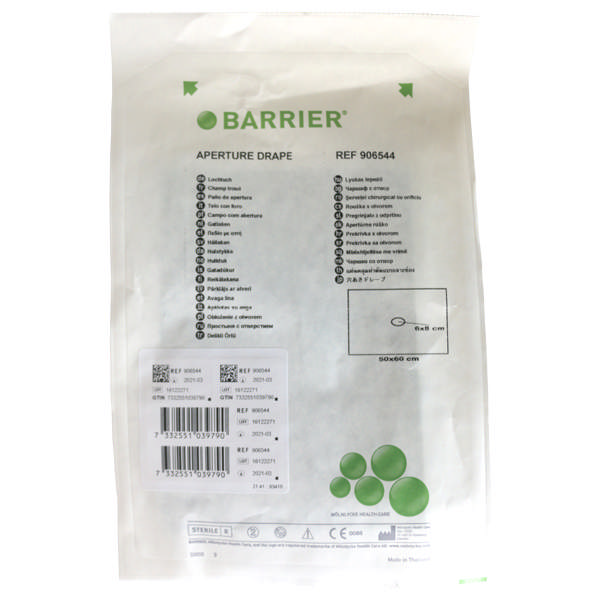 Barrier Hulstykke uden klæb, 50x60 cm, 75 stk.