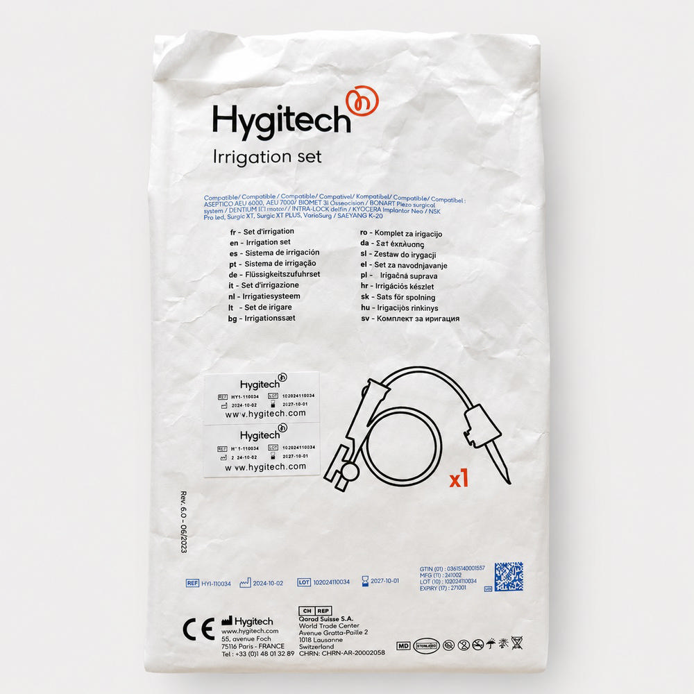 Hygitech Irrigation Set køleslanger, sterile, 10 stk.