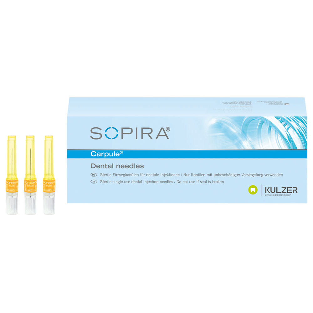 Kulzer Sopira kanyler 30G short 25 mm, 100 stk.