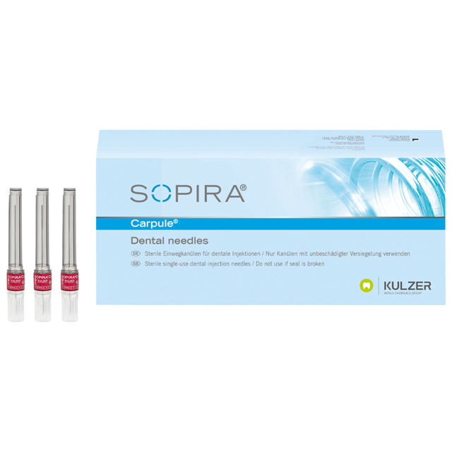Kulzer Sopira kanyler 27G long, 38 mm, 100 stk.