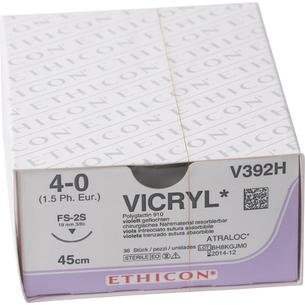 Ethicon V392H, Vicryl 4-0, FS-2s nål. 36 Stk.