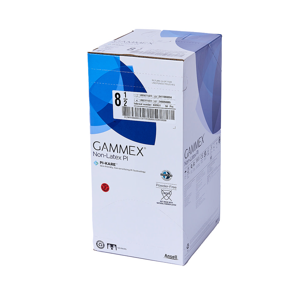 Gammex Non-Latex PI sterile, str. 8,5 50 par