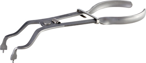 Hygenic kofferdam klammetang