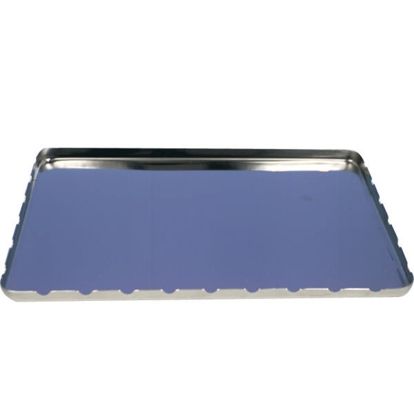 Directa stålbakke, takker på 3 sider