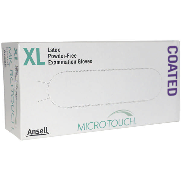Micro-Touch Coated handsker latex PF str XL 100stk