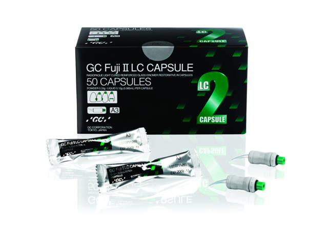 GC Fuji II LC kapsler farve A3, 50 stk.