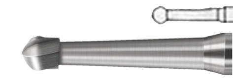 Maillefer hårdmetalbor rosenbor RA rund 0123/018, 5 stk.