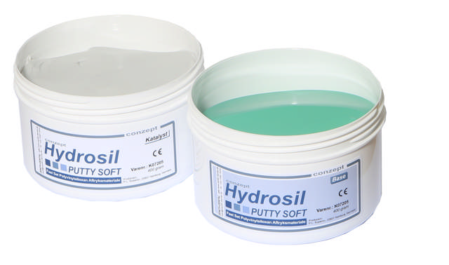 Conzept Hydrosil Putty soft fast, grøn, 400 g + 400 gram