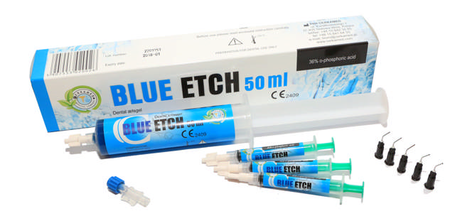 Cerkamed Blue Etch Jumbo 36%, 1 x 50 ml, 5 tips, 3 refill