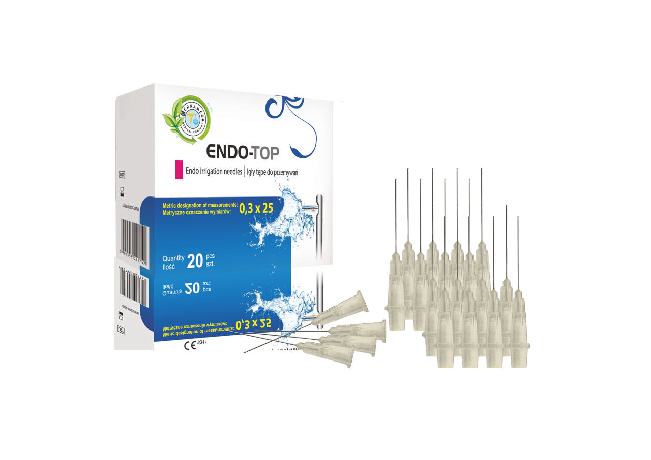 Cerkamed Skyllekanyler, Endo-Top, 30G, 0,3 x 25mm, 100 stk.