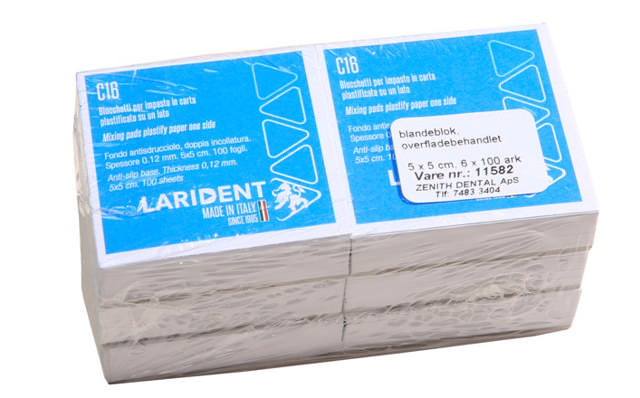 Blandeblok, overfladebehandlet, 5x5 cm, 600 ark