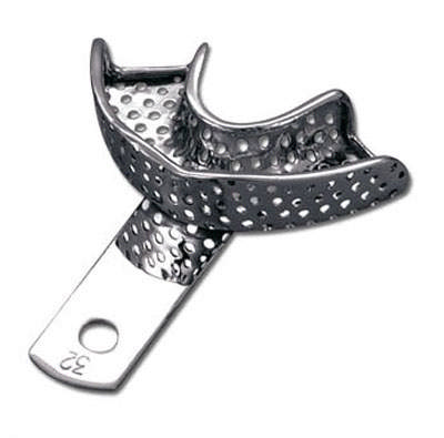 Zenith aftryksske, Front - Underkæbe, perforeret