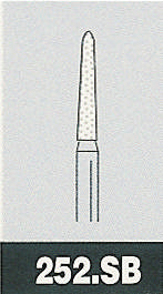 Two Striper diamant, Blå 252.SB M , ISO 298/013, 5 stk 