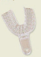 Engangs aftryksske, plast, Medium-UK, 10 stk