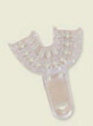 Engangs aftryksske,plast, Front, 10 stk