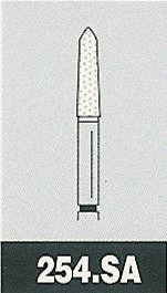 Two Striper diamant, Grøn 254.SA C , ISO 297/018, 5 stk.