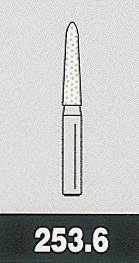 Two Striper diamant 253.6 C, ISO 297/015, 5 stk.