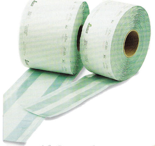 Autoklavefolie rulle m/fold bredde 200 mm X 55 mm, 100 meter