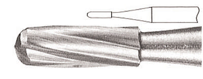 Hårdmetalbor afrundet cylinder RA, ISO 009, 2 stk.