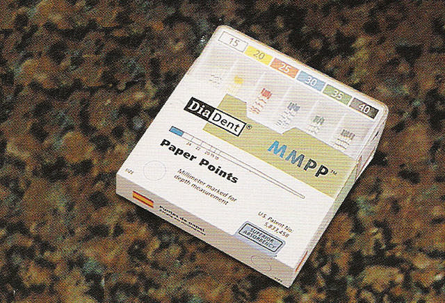 Diadent Paperpoints MMPP farvekodet, str.45 hvid