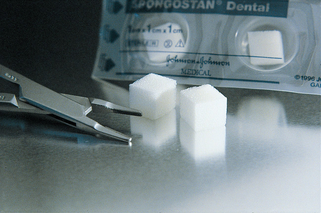 Spongostan steril gelatinesvamp, æske med 24 stk.