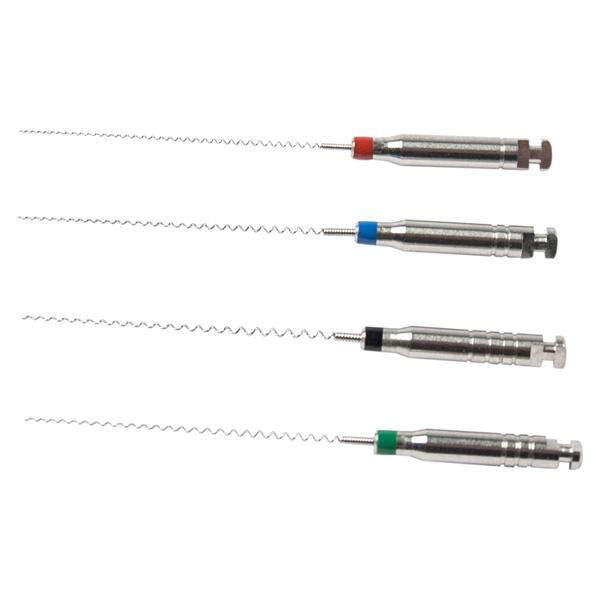 Lentulo rodspiral RA, 25 mm, nr. 3 grøn, 4 stk.