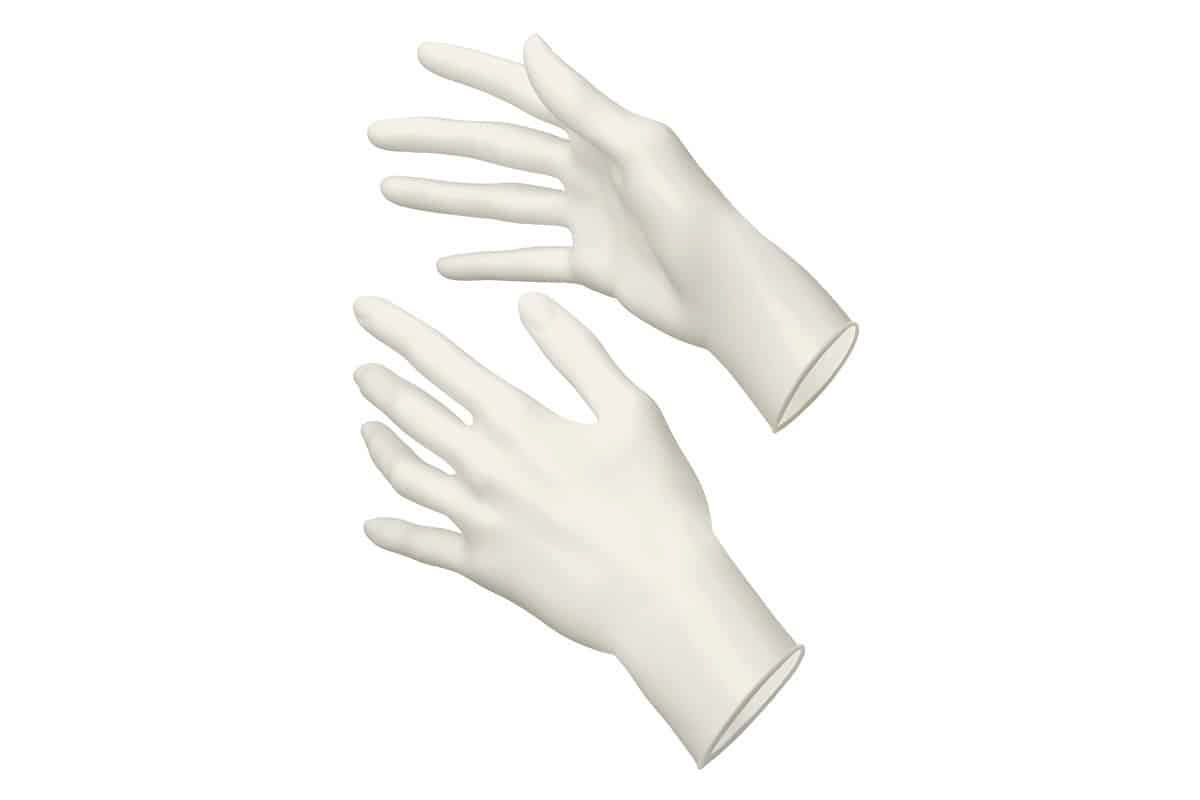 Akzenta TopTouch Plus, Nitril handske hvid , Medium 100stk