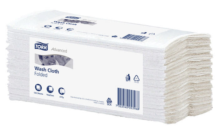 Tork Advanced, vaskeklud, 6-lag, 20 x 80 stk.